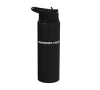 Memento Mori | Remember Your Mortality | Dark Reminder Stainless Steel Insulated Water Bottle