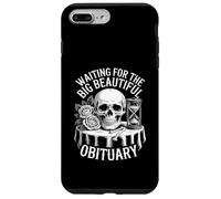 Memento Mori Skull Hourglass Dark Humor Gothic Case for iPhone 7 Plus/8 Plus