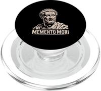 Memento Mori Stoic Philosopher Design PopSockets PopGrip for MagSafe