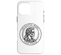 Memento Mori Vide Finem Stoic Skull Roman Art Case for iPhone 16 Pro Max