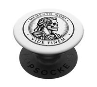 Memento Mori Vide Finem Stoic Skull Roman Art PopSockets Adhesive PopGrip