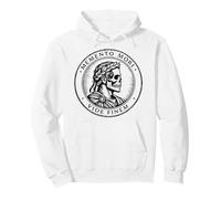 Memento Mori Vide Finem Stoic Skull Roman Art Pullover Hoodie