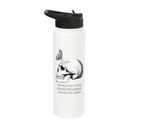 Memento Vivere Amare Mori Stainless Steel Insulated Water Bottle