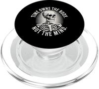 Memento Vivere Skull Latin Quote Stoic PopSockets PopGrip for MagSafe