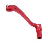 MEMEWOCA 11mm Motorcycle Shifter Pedal, CNC Billet Aluminum Shift Lever Arm, Red Gear Shift Pedal for ZONGSHEN NC250 250CC Water Cooled Engine, Anti - Slip Foldable Design for Pit Bike