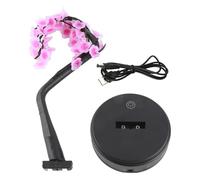 MEMEWOCA 35 LED Plum Flower Bonsai Tree Lamp, USB Powered Warm White Night Light, Bendable Copper Wire Desk Decoration for Bedroom Office Holiday Xmas with 36cm Height