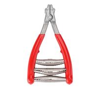 MEMEWOCA Badminton Racket Stringing Clamp, Tennis Racket Starting Clamp with Three Springs, Professional Steel Stringing Tool for Badminton and Tennis Racket Restringing (Red)