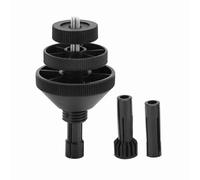 MEMEWOCA Single Plate Clutch Alignment Tool, Universal Clutch Calibration Tool, Professional Car Repair Hand Tool with 2 Adapters for Flywheel Without Pilot Bearing, Made of