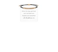 MEMFALL Remember Who The You Are Bracelet Motivational Bracelet for Women Message Engraved Bracelets Jewelry for Sisters Friends, ADJUSTABLE, Alloy, no gemstone