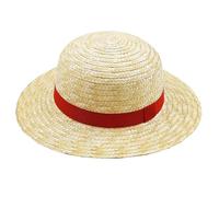 Memfish Lufy Straw Hat Money D Lufy Costume Caps Madelin Hats Yellow Cos Play Strawhats with String Summer Beach Hat Onepiec Birthday Halloween Decorations