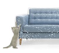 MEMINIM Plastic Couch Cover For Pets Cat Scratching Protector Clawing Deterrent Heavy Duty Water Resistant Thick Clear Vinyl Sofa Slipover For Moving And Long Term Storage
