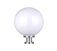 Memnk Stainless Steel Globe Light Waterproof Outdoor Street Lighting Column Pillar Lamp E27 External Wall Decoration Spherical Gate Lantern for Yard Deck Pond Landscape (Size : 40 * 47cm)