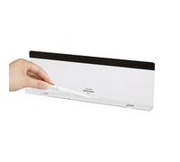 Memo Board for Computer Monitor - Acrylic Panel Mount Organizer, Computer Sticky Note Holder, Clear | Kit for Desktop Office Work Business Home Women Men Laptop Screen School University Agency