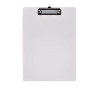 Memo Clip Board Clips, A4 File Folder Clipboard, Writing Pad, Test Paper Storage Organizer, School Supplies, Office Stationary Wide Applications(White)