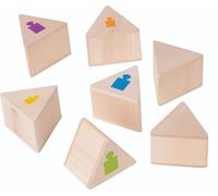 Memo Game Weights - 12 pieces Goki Brown 1 Pack