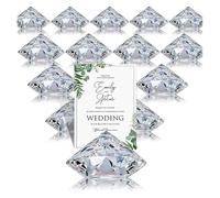 memo Holder, Acrylic Crystal Table Number Holder for Place Cards,Photo Clips Pack of 5 Or 10 Pcs Diamond(5pcs)