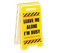 Memo Holder for Desk,Office Memo Holder | Warning Sign Shaped Desk Message Clip,Funny Sticky Memo Holder for Desk,Digital Card Display, Acrylic, for Letter