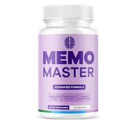 Memo Master Advanced Formula - Brain Health & Cognitive Support - Memory, Focus & Concentration Supplement - Nootropic with Natural Ingredients - 60 Capsules - UK Regulated Food Supplement