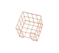 Memo Pad Holder Metal Note Storage Box Memo Pad Block Holder Desktop Notepads Box for Office Desk 27x95x80mm with Pen