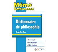 Mémo Références - Dictionnaire de Philosophie