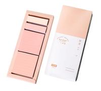 Memo Sheets Sticky Notes Pad Learning Work Accessories Quick Remove Pages Sustainable Fiber Paper Storage Box Set Friendly Stick Notes