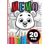 Memo: Smart Coloring Book - Easy Math for Kids (Ages 4-8) (LumiCromi Coloring Books)