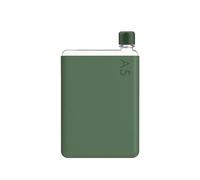 memobottle A5 (Moss Green) Bundle - 25oz (750ml) - Bottle, silicone sleeve & lid |Slim Water Bottle for Bags, Beside Books & Laptops | BPA Free Tritan | Modern & Minimalist