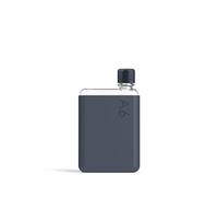 memobottle A6 (Midnight Blue) Bundle - 12oz (375ml) - Bottle, silicone sleeve & lid | Compact Water Bottle For Bags & Small Pockets | BPA Free Tritan | Modern, Minimalist | For Gym & Work