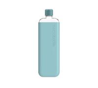 memobottle SLIM (Sea Mist) Bundle - 15oz (450ml) - Bottle, silicone sleeve & lid | Sleek, Slim & Flat Water Bottle for Bags & Laptops | BPA Free Tritan | Modern, Minimalist | Ideal for Daily Use