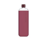 memobottle SLIM (Wild Plum) Bundle - 15oz (450ml) - Bottle, silicone sleeve & lid | Sleek, Slim & Flat Water Bottle for Bags & Laptops | BPA Free Tritan | Modern, Minimalist | Ideal for Daily Use