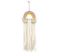 MEMOFYND 1 Bowl Of Rainbow Hairpin, Girl Hair Clip Storage Hanging Ornament, Weaving Fringe Hair Clip Finisher, Hair Accessories Storage Device, Hanging Decoration