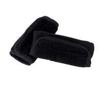 MEMOFYND 1 Pair Car Seat Belt Pads, Baby Seat Pads, Stroller Shoulder Pads, Seat Belt Shoulder Pads, Soft Car Seat Belt Cover Pads for All Car Seats (Black)