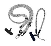 MEMOFYND 1 Piece Cell Phone Lanyard And 1 Piece Wrist Cord, Adjustable Cell Phone Lanyard, Cell Phone Accessories, Portable Cell Phone Lanyard
