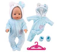 MEMOFYND 1 Set Of Doll Clothes And 1 Clothes Hanger, Doll Accessories, Girls Toys, Doll Dress-Up Supplies, Cute Doll Clothes