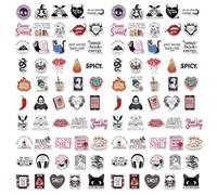 MEMOFYND 100 Graffiti Stickers, Creative Cartoon Stickers, Diy Bag And Cup Decoration Stickers, Scrapbook Stickers, Interesting Sticker Decorations