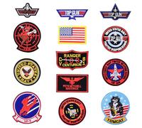 MEMOFYND 13 Ironed Patch, American Flag Patch Decoration, Clothing Embroidery Cloth Stickers, Diy Clothing Sewing Patch, Aviation Embroidered Patch Decoration