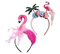 MEMOFYND 2 Pieces Flamingo Headbands, Flamingo Headbands For Women, Cosplay Props, Cute Hair Accessories, Party Flamingo Decorations, Costume Accessories