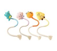 MEMOFYND 4 Pieces Of Cat Toys, Cartoon Plush Toys, Cat Chew Toys, Chewable Toys, Pet Supplies