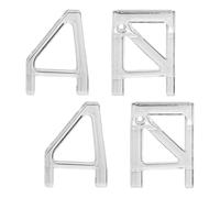 MEMOFYND 4 Pieces Of Ps5 Horizontal Stands, Simple Desktop Stands, Stable Base Placement Brackets, Acrylic Desktop Brackets, Ps5 Pro Accessories