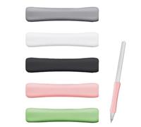 MEMOFYND 5 Pieces Second-Generation Pen Grip Covers, Touch Screen Pen Accessories, Handwriting Capacitive Pen Protective Cover, Ergonomic Silicone Touch Screen Pen Grip