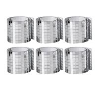 MEMOFYND 6 Pieces Of Shiny Stickers, Home Decoration Stickers, Handicraft Stickers, Retro Stickers, Self-Adhesive Mirror Stickers