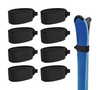 MEMOFYND 8 Pieces Of Ski Straps, Snowboard Binding Tools, Nylon Straps, Elastic Straps, Adjustable Straps