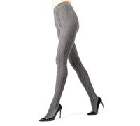 MeMoi Juneau Diamonds Sweater Tights Medium Gray Heather Small/Medium