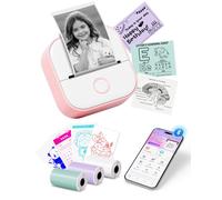 Memoking Mini Printer T02 Sticker Maker Sticker Printer for Teen Girl Gifts