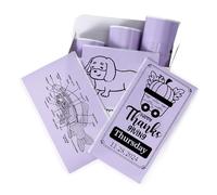 Memoking T02 / Q02E / M02X / M02L Sticker Paper - Purple Sticky T02 Mini Printer Sticker Paper Refill, 50 mm x 3.5 m, Keep for 20 Years, for Photos, Study Notes, Text, Scrapbooking and More, 3 Rolls