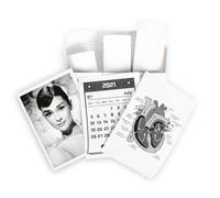 Memoking T02/Q02E/M02X/M02L White Thermal Paper, 10-Year Non-Sticky Papers for Journal Photo, Scrapbooking, Crafts Projects, Texts, Study Notes and More, 3 Rolls, 53mm x6.5m/Roll