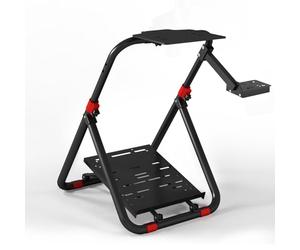 Memonotry DWDZ Racing Steering Wheel Stand Collapsible&Tilt-Adjustable Racing Stand for Thrustmaster,Logitech G25,G27,G29,G920, Supporting TX,Xbox,PS5,PC(Wheel&Pedals Not Included)