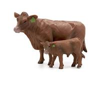 Memonotry Little Buster Toys Red Angus Cow and Calf Pair - 1/16th Scale