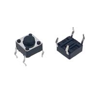 Memontary Tactile Push Button Switch 6X6X4.3/5/6/7/8/9/10/mm Mounting 4pin 10Pcs(6X6X5)