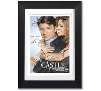 Memorabilia Castle Cast Signed Autograph Signature A4 Poster Photo Print Photograph Artwork Wall Art Picture TV Show Series Season DVD Boxset Present Birthday Gift (A4 Poster Only)